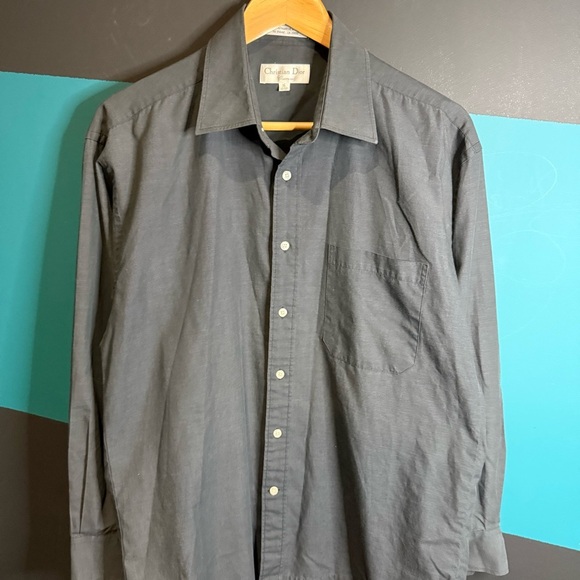 Dior Gray Casual Button Down Shirt - Picture 4 of 13